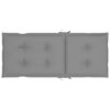 vidaXL Chaises inclinables de jardin et coussins lot de 4 Teck solide