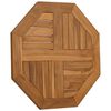 vidaXL Dessus de table 60x60x2,5 cm octogonal bois de teck massif