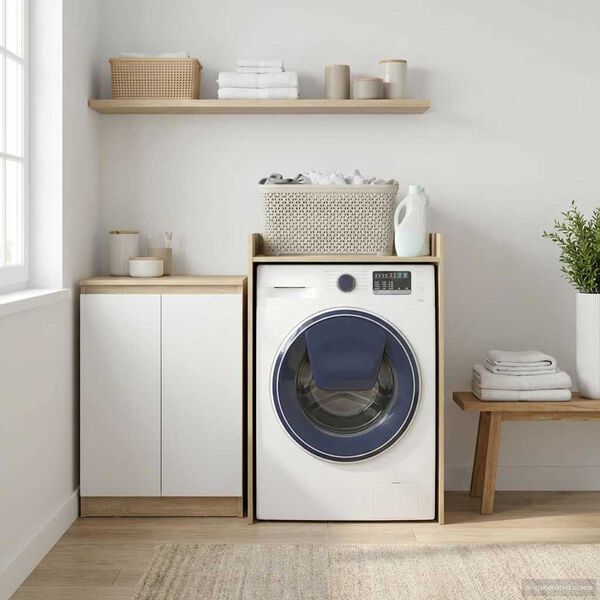 vidaXL Armoire pour machine &agrave; laver Sonoma 67,5 x 62 x 97 cm