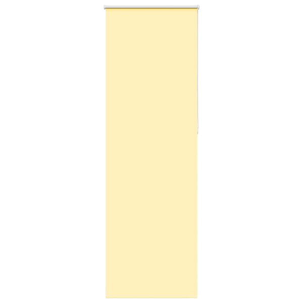 vidaXL Store enrouleur occultant jaune largeur du tissu 70,7 cm