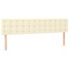 vidaXL Cadre de lit sans matelas cr&egrave;me 120x190 cm similicuir