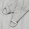 vidaXL Voile d'ombrage gris clair 4x4x5,8 m 100% polyester oxford
