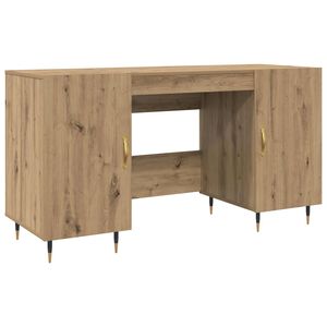 vidaXL Bureau ch&ecirc;ne artisanal Bois d'ing&eacute;nierie 140 x 50 x 75 cm