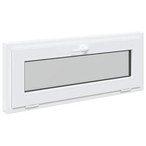 vidaXL Fen&ecirc;tre de sous-sol RISOR 110 x 40 cm PVC et verre