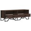 vidaXL Meuble TV ch&ecirc;ne marron 122x34x41 cm bois d'ing&eacute;nierie