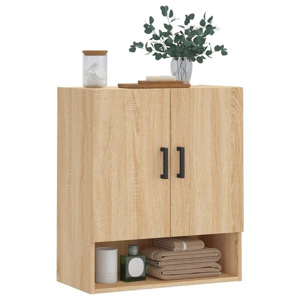 vidaXL Armoire murale ch&ecirc;ne sonoma 60x31x70 cm bois d'ing&eacute;nierie