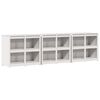 vidaXL Meuble de cuisine d'ext&eacute;rieur MEPPEL 3 pc Blanc