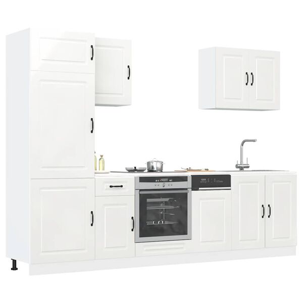 vidaXL Ensemble d'armoires de cuisine 7 pcs Kalmar bois d'ing&eacute;nierie