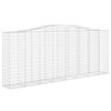 vidaXL Paniers &agrave; gabions arqu&eacute;s 9 pcs 400x50x160/180 cm fer galvanis&eacute;