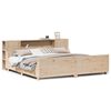 vidaXL Cadre de lit sans matelas 200x200 cm bois massif de pin
