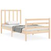 vidaXL Cadre de lit sans matelas bois de pin massif