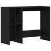 vidaXL Bureau Ch&ecirc;ne noir Bois d'ing&eacute;nierie 102,5 x 35 x 75 cm