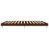 vidaXL Cadre de lit sans matelas ch&ecirc;ne marron 200x200 cm