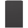 vidaXL Portant de bois de chauffage noir 60x40x60 cm acier