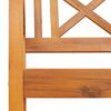 vidaXL Banc de jardin Marron 110 x 56 x 90 cm Bois d'Acacia Massif