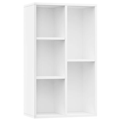 vidaXL Bibliothèque/Buffet Blanc 50x25x80 cm Bois d’ingénierie