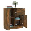 vidaXL Buffets 2 pcs Ch&ecirc;ne fum&eacute; 60x30x70 cm Bois d'ing&eacute;nierie