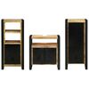 vidaXL Ensemble de mobilier de salle de bain avec tiroir 3 pcs
