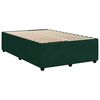 vidaXL Cadre de lit sans matelas vert foncé 120x200 cm velours