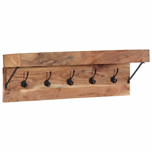 vidaXL Porte-manteau Marron 73 x 19 x 23 cm Bois d'acacia massif