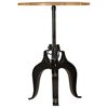 vidaXL Table de bar Bois de manguier massif 75x(76-110) cm