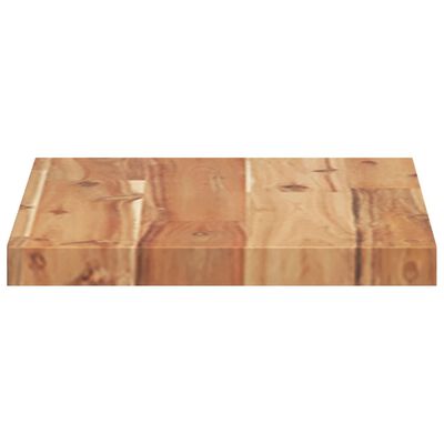 vidaXL Dessus de table rectangulaire 40x20x2 cm bois massif d'acacia