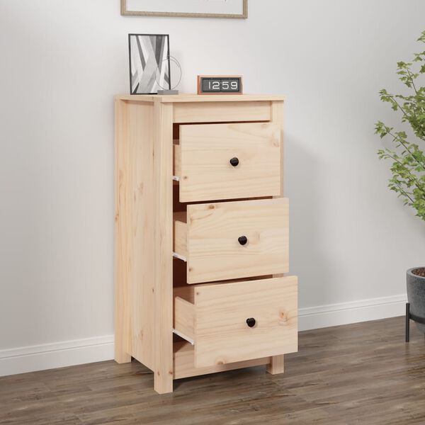 vidaXL Buffet 40x35x80 cm bois massif de pin