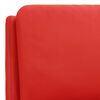 vidaXL Fauteuil inclinable Rouge Similicuir