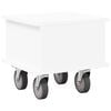 vidaXL Meuble TV Blanc 37 x 35 x 35 cm Bois d'ing&eacute;nierie