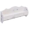 vidaXL Porte-manteau mural Blanc 50x10x23 cm Bois