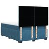 vidaXL Sommier &agrave; lattes de lit et matelas bleu 140x190 cm velours