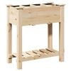 vidaXL Cache-pot de jardin Beige 71 x 37 x 76,5 cm