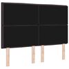 vidaXL T&ecirc;te de lit Marron fonc&eacute; 144 cm tissu