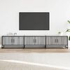 vidaXL Meuble TV sonoma gris 210x35x41 cm bois d'ing&eacute;nierie