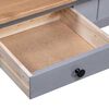 vidaXL Table basse Gris 100x60x43,5 cm Pin massif Assortiment Panama
