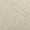 vidaXL Tapis ZIZUR cr&egrave;me &Oslash; 120cm aspect de jute int&eacute;rieur et ext&eacute;rieur