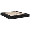 vidaXL Cadre de lit sans matelas noir 180x200 cm