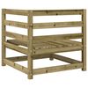 vidaXL Salon de jardin 4 pcs bois de pin impr&eacute;gn&eacute;