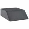 vidaXL Coussin pour les jambes 63 x 52 x 19 cm Ferme Mousse PU Gris
