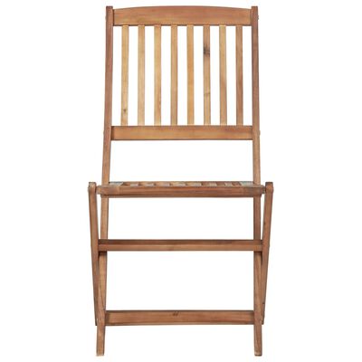 vidaXL Chaises pliables de jardin lot de 6 avec coussins Bois d'acacia