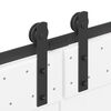 vidaXL Kit de quincaillerie de porte coulissante 400 cm acier noir