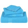vidaXL Ensemble de serviettes 8 pcs FROGN turquoise 100% coton