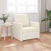 vidaXL Canap&eacute;-Lit 60cm Cr&egrave;me Velours