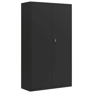 vidaXL Classeur noir 105x40x180 cm acier
