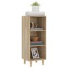 vidaXL Buffet Ch&ecirc;ne sonoma 34,5x32,5x90 cm Bois d'ing&eacute;nierie