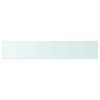 vidaXL Panneaux d'&eacute;tag&egrave;re 2 pcs Verre Transparent 70x12 cm