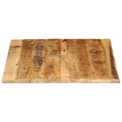 vidaXL Dessus de table 100x80x2,5cm bord vif bois massif manguier brut