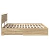 vidaXL Cadre de lit Ch&ecirc;ne Sonoma 180 x 200 cm Bois d'ing&eacute;nierie