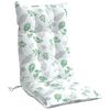 vidaXL Coussins de chaise &agrave; dossier haut lot de 6 mod&egrave;le de feuille