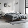 vidaXL Cadre de lit sans matelas ch&ecirc;ne marron 120x190 cm